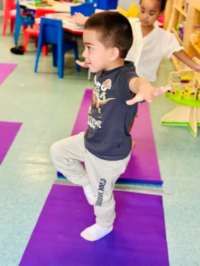 Child at Little Heaven Daycare